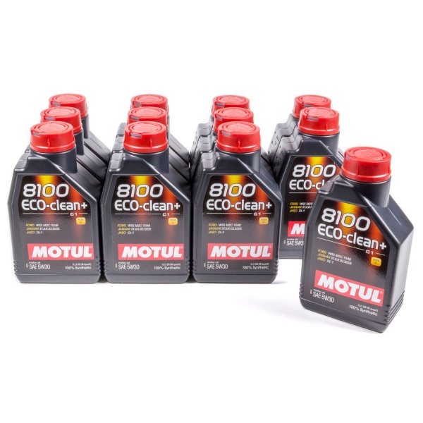 Set 12 Buc Ulei Motor Motul 8100 Eco-Clean+ 5W-30 1L 101580